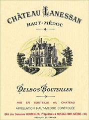 Etiquette du vin Château Lanessan Cru Bourgeois 1996