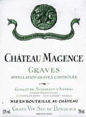 Etiquette du vin Château Magence 1987
