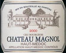 Etiquette du vin Château Magnol Cru Bourgeois 1980