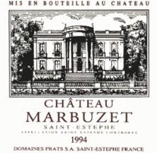 Etichetta Château de Marbuzet Cru Bourgeois 1993