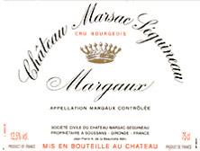 Wine label Château Marsac Séguineau Cru Bourgeois 1980