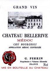 Etiquette du vin Château Bellerive Cru Bourgeois 1997