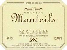 Etiquette du vin Château Monteils Cru Bourgeois 1994