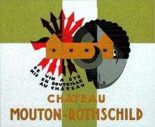 Etiquette du vin Château Mouton Rothschild 1er Grand Cru Classé 1924