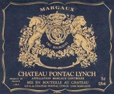 Etiquette du vin Château Pontac Lynch Cru Bourgeois 1986