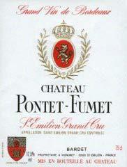 Wine label Pontet-Fumet 1986