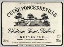 Etichetta Château Saint-Robert 1981