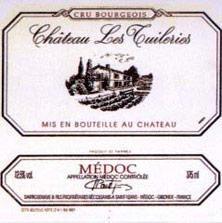 Etikette des Weins Château les Tuileries Cru Bourgeois 1980