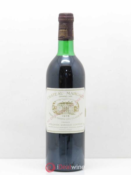 Buy Château Margaux 1er Grand Cru Classé 1978 (lot: B2106635-7597)