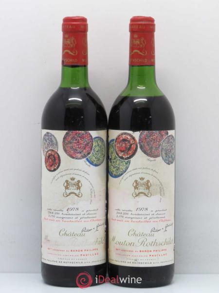 Buy Château Mouton Rothschild 1er Grand Cru Classé 1978 (lot