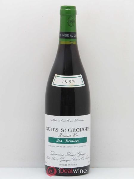 Acheter vin Nuits-Saint-Georges 1er Cru Les Pruliers Henri Gouges 1993 ...