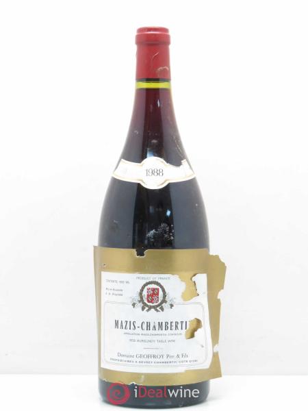 Acheter vin Mazis-Chambertin Grand Cru Domaine Geoffroy Père et