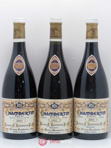 2001＆2002 Chambertin Armand Rousseau Buy Chambertin Grand Cru Armand Rousseau (Domaine) 2001 (lot