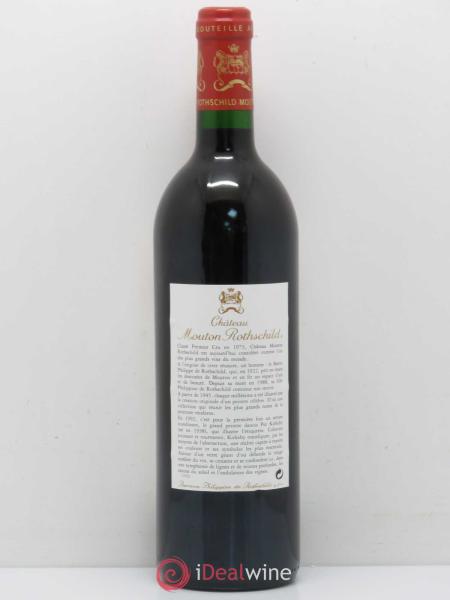 Buy Château Mouton Rothschild 1er Grand Cru Classé 1992 (lot