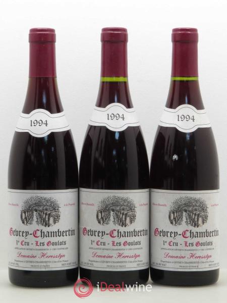 Gevrey-Chambertin 1er Cru 1994年 750ml Gevrey-Chambertin 1er Cru 1994年 750ml