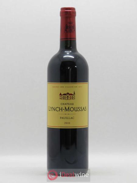 Acheter vin Château Lynch Moussas 5ème Grand Cru Classé 2010 (lot ...
