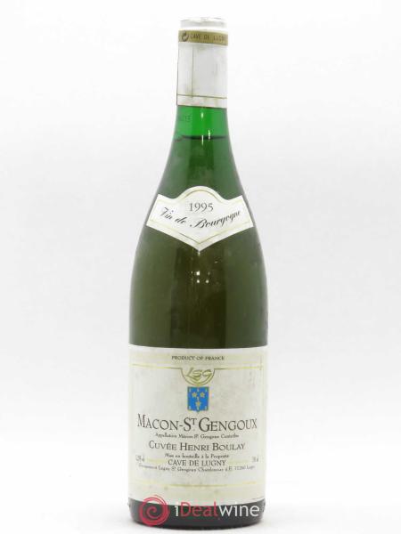 Acheter Mâcon Saint Gengoux Cuvée Henri Boulay Cave de Lugny 1995 (lot
