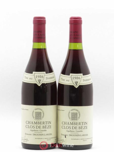 Buy Chambertin Clos de Bèze Grand Cru Domaine Drouhin-Laroze 1986 