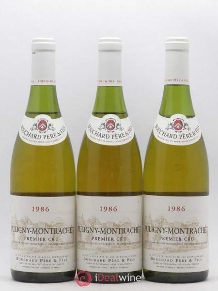Bouchard Père & Fils Montrachet 1986 1986 Bouchard Pere & Fils Montrachet Grand Cru, Cote de Beaune