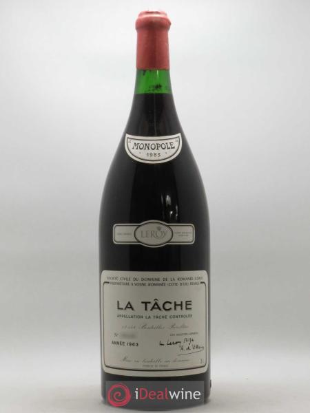 Buy La Tâche Grand Cru Domaine de la Romanée-Conti 1983 (lot