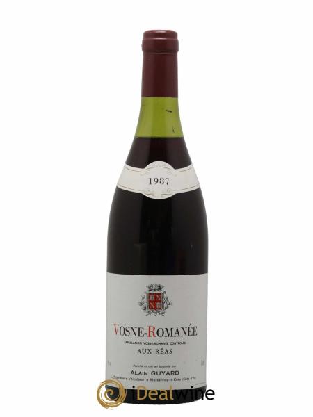 Buy Vosne-Romanée Aux Réas Domaine Alain Guyard 1987 (lot