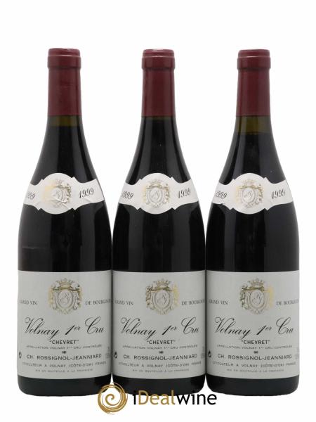 Buy Volnay 1er Cru Chevret Rossignol Jeanniard 1999 (lot