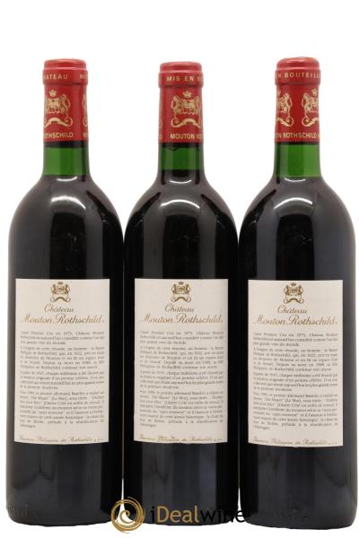 Buy Château Mouton Rothschild 1er Grand Cru Classé 1989 (lot: 2364597)