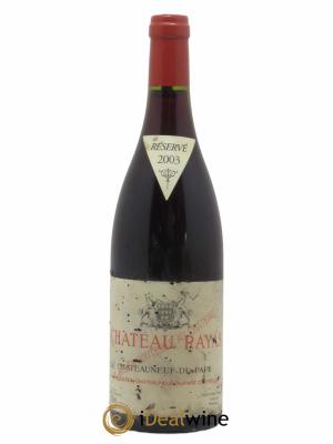 Châteauneuf-du-Pape Château Rayas Emmanuel Reynaud