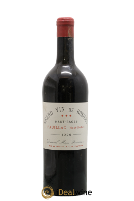 Pauillac Grand vin de Rosiers Château Haut Bages