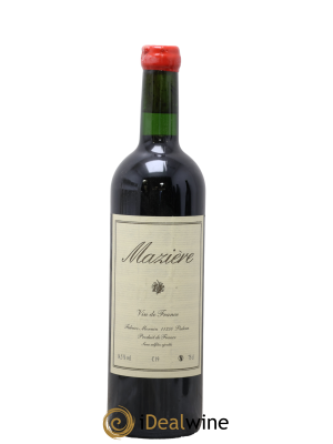 Vin de France Mazière Carignan Fabrice Monnin
