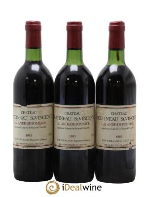Lalande-de-Pomerol Château Bertineau Saint-Vincent