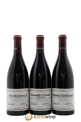 Assortiment 2017 du Domaine de la Romanée-Conti Domaine de la Romanée-Conti Echezeaux/Grands Echezeaux/Romanée Saint Vivant