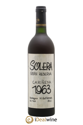 Espagne Solera Gran Reserva Carinena Bodega M. Gutierrez