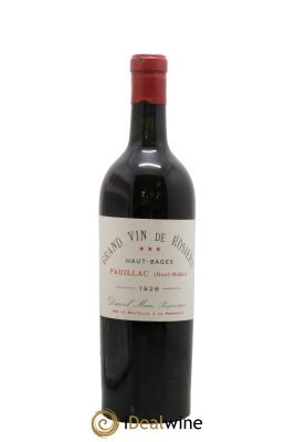 Pauillac Grand vin de Rosiers Château Haut Bages