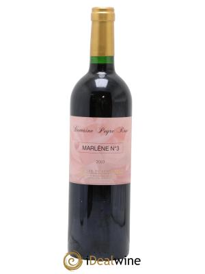 Vin de France (anciennement Coteaux du Languedoc) Peyre Rose Marlène n°3 Marlène Soria