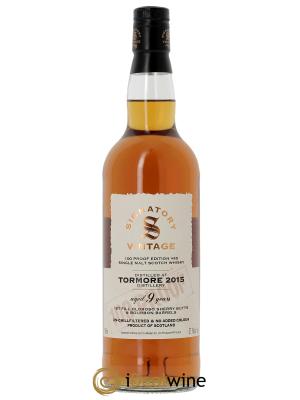 Whisky Tormore 9 ans 2015 1st Fill Oloroso Sherry Butts 100 Proof Signatory Vintage 