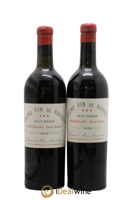 Pauillac Vieux Rosiers Château Haut Bages Liberal