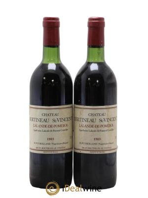 Lalande-de-Pomerol Château Bertineau Saint-Vincent