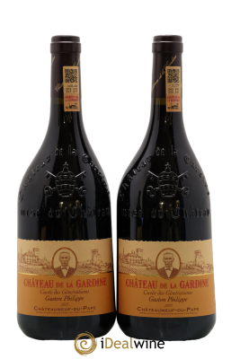 Châteauneuf-du-Pape Château de La Gardine Cuvée des Générations Gaston Philippe Famille Brunel