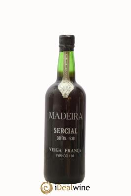 Portugal Madeira Solera Sercial 1930