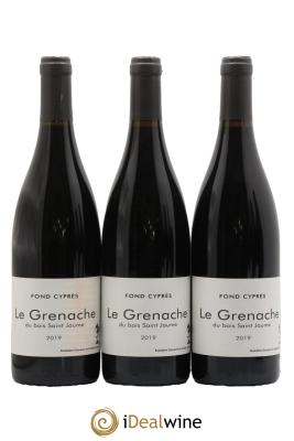 Vin de France Grenache du Bois Saint Jaume Domaine Fond Cyprès