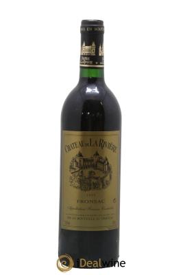 Price estimate Château de La Rivière 1995 Bordeaux red