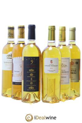 Sauternes Caisse assortiement Sauternes 1 Sigalas Rabaud / 1 Rabaud Promis /1 Tour Blanche /1 Lafaurie Peyraguey /1 Rayne vigneau / 1 assemblage des 5 chateaux