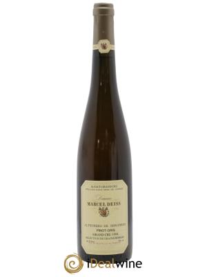 Alsace Selection de Grains Nobles Grand cru Pinot Gris Altenberg de Bergheim Domaine Marcel Deiss