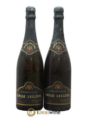 Champagne Emile Demi Sec Cuvée Réservée Emile Leclère