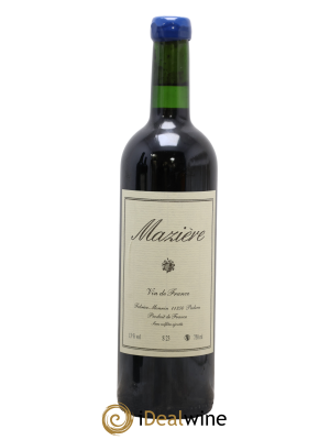 Vin de France Mazière Syrah Fabrice Monnin