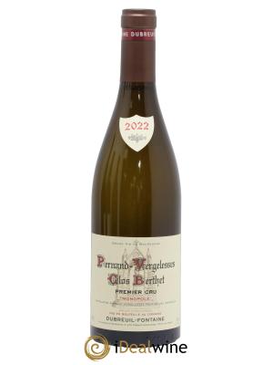 Pernand-Vergelesses 1er Cru Clos Berthet Monopole Domaine Dubreuil Fontaine