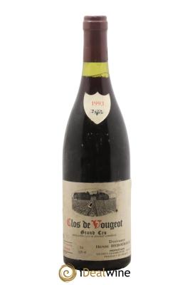 Clos de Vougeot Grand Cru Henri Rebourseau (Domaine)