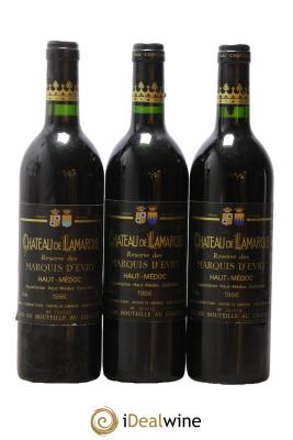 Château de Lamarque Cru Bourgeois Réserve des Marquis d'Evry