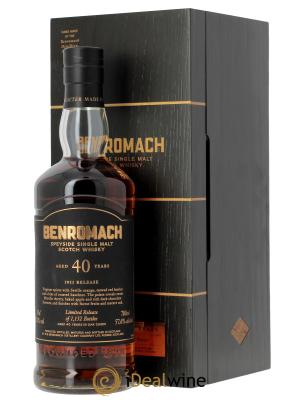 Whisky Benromach 40 ans 2022 Release (70cl)